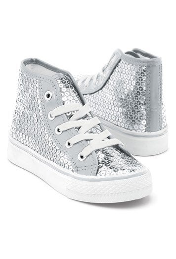 Sequin High Top Sneakers